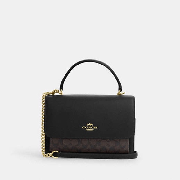 Klare Top Handle Bag In Signature Canvas - Picture 1 of 10